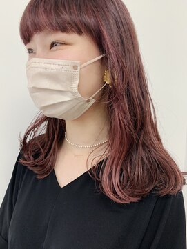 キー(kii) デザインカラー　ピンク　暖色　福岡　天神　今泉　薬院