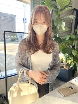 ムード カナザワ(mood kanazawa) 透明感たっぷりハイトーンミルクティー