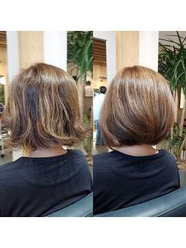 キレイコムデュース(Deuce) くせ毛ボブ酸性ストレート