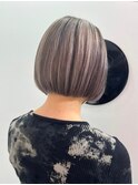 ダブルカラーブロンドベージュカラーケアブリーチハイトーン韓国