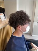 波巻き マッシュ 流行りパーマ