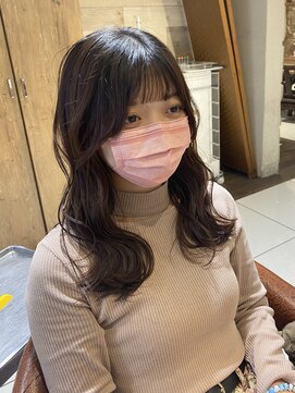 ヘアリゾートエーアイ 新宿西口店(hair resort Ai) 韓国風バング