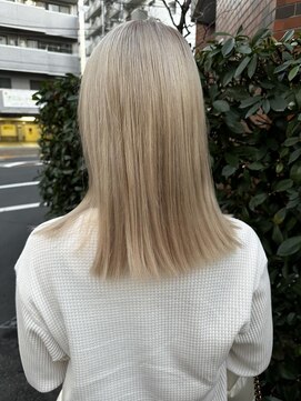 ネオヘアー 曳舟店(NEO Hair) ホワイトベージュ/透明感ベージュ/美肌カラー/ダブルカラー/曳舟