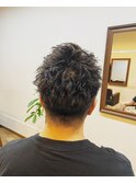 アップバングショート
