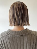 ミュール(mule)&nbsp;切りっぱなしボブ/ハイライト