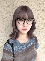 サラ 天神大名店(SARA) 【天神】ナチュラルグレージュ×ウルフ