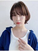 大人ショートボブ ミニボブ 外ハネショートボブ A809