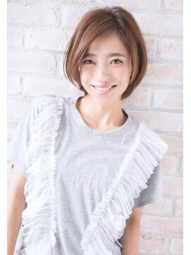 ボニークチュールドットエス(.S) 神戸白髪ぼかし・白髪ぼかしカラー・40代ボブ・大人ショート