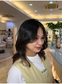 大人前髪×艶髪ブラウンで最も素敵な女性に、！！