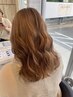 カット+リタッチカラー￥5500　#ヘアカラー#ダブルカラー#韓国