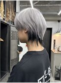 【GEEKS渋谷】デザインカラー/モノトーン/秋冬カラー/ウルフヘア