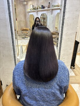 ロンドローズ 名古屋(Lond damaskRose) 顔周り ボブ 韓国 レイヤー ダブルカラー 名駅 リタッチ536