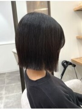 シアアルン 新小岩店(SHEER alun) 切りっぱなしボブ/簡単スタイリング/SHEERalun新小岩店