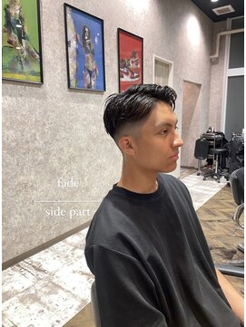 ステレオ ヘアデザイン 安城店(STEREO HAIR DESIGN) 7:3分けフェードカット（11月）