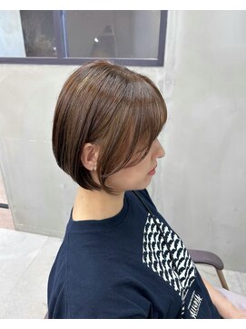 ピンク シー バイ アンジェリカ 瓢箪山2号店(PINQ she by ANGELICA) ショートボブ