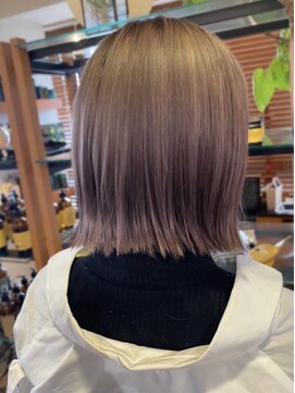 オーガニックマインド 坂戸 鶴ヶ島(organic+mind) 20代30代ナチュラルくびれボブ毛先艶感結べるボブ