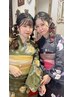 【浴衣付きプラン】女性：浴衣+帯+ヘアアレンジ＋着付★￥16,500～