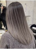 韓国ヘアーハッシュカットレイヤーカットハイライトカラー