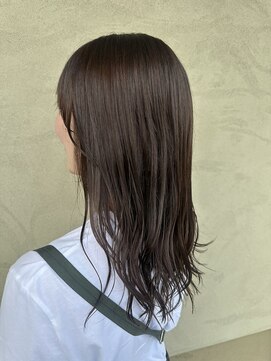 スリー(THREE) くびれヘア/アプリコットオレンジ/夏のヘアアレンジ/蟹江