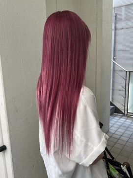 ロア 福岡天神本店(LORE) ダブルカラーミルクティーベージュカラーケアブリーチ韓国ボブ