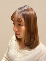 ヘアーアソシエイワイ(Hair Associe IWAI)&nbsp;セミロングレイヤースタイル