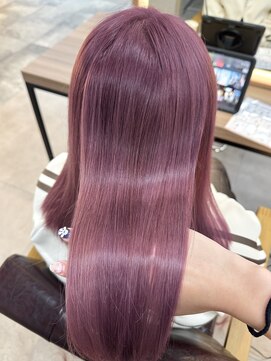 パーク(PARK) カシスピンク/ブリーチダブルカラー 町田 髪質改善