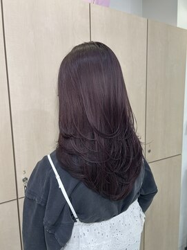 アイズ 横浜(IS) ラベンダーブラウン/レイヤーカット/ブリーチなし