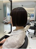 ぱっつんボブ@30代@40代@50代