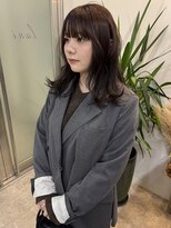 ラニヘアサロン(lani hair salon)&nbsp;オリーブカラー ブリーチ無しカラー イルミナダブルカラー