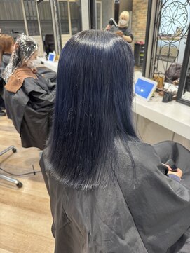 シエル 立川店(CIEL) 【CIEL×久光】ネイビーブルーロング