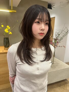 ローレン(LOREN) ミディアムヘア/デザインカラー/フェイスフレーミング/栄/久屋