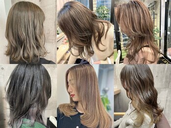 ARiA east byECLART新宿東口店 髪質改善 個室サロン【アリアイーストバイエクラート】の写真/ブリーチありでもなしでも!計算されたデザインカラーで周りと差がつく仕上がりに*あなただけの垢抜けヘアへ