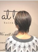 【attee...hair&nail】ハンサムショート+ハイライトカラー☆