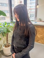 クリック(Click) 着物ヘア/大人ガーリー/ダークアッシュ/似合わせカット/小倉