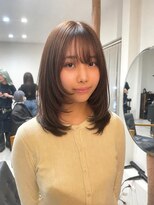 ホーミーキョウト(Homey Kyoto) 顔まわりレイヤーで作る柔らかベージュ♪