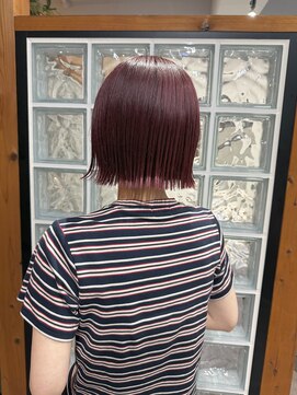 アイダブリューティー ヘア デザイン(IWT hair design) 切りっぱなしボブ 20代30代40代