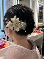バサラ 浅草寺店(VASARA)&nbsp;ミディアムでも大丈夫　ゆるふわシニヨン