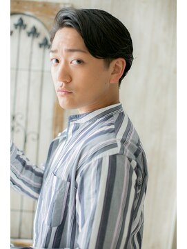 グルーミングサロン バーバー キャッスル 北浦和西口(Grooming salon Barber Castle) トレンド!七三ウェットショートa