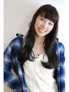 ディンプル(DIMPLE) 大人気イルミナカラーで艶感UP! ルーズウェーブロング