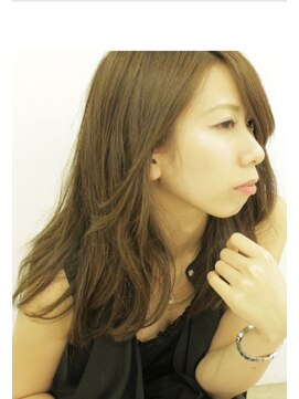 モディモ(modimo) 大人かわいい♪厚めバングナチュラルウェーブなスタイル♪