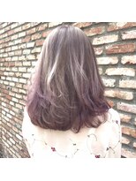 リゼル ユア 渋谷(RISEL YUA)&nbsp;パープルシルバーのレイヤーロブ