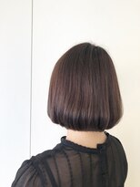 ラック 海老名店(LUCK) ピンクベージュ×内巻きボブ