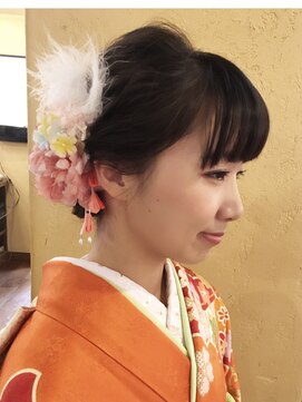 オール 学園前店(oar) 成人式アップスタイル