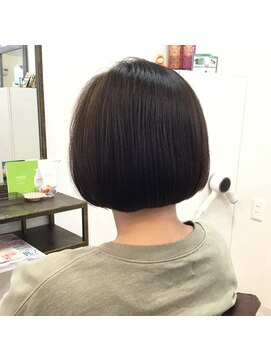 オルオル(OluOlu) 襟足スッキリ☆ミニボブ♪〔八戸,田向〕