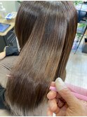 髪質改善縮毛矯正・美髪セミディ