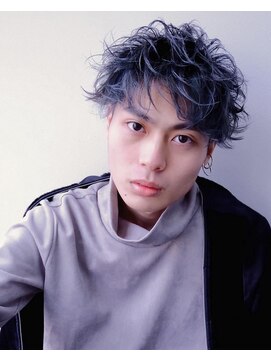 クリエイターズ スペース エヌ(creator's space N) マッシュショート　×  ブルーシルバー