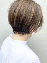 モリオ フロム ロンドン 成増店 【morio成増/ムラマツ】カーキグレージュ ショートボブ