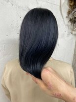 ヘアアトリエコモノ(hair l'atelier KoMoNo) 【1bleach】色白補正！ネイビーブルー