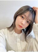 シースルーバング/くびれ/韓国スタイル /髪質改善SYSTEMサラサラ