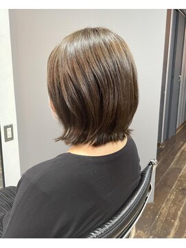 ヘアアンドメイク エジェリ(hair&make egerie) 大人ベージュ・ボブウルフ外ハネボブ